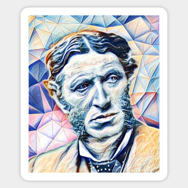 Matthew Arnold Portrait | Matthew Arnold Artwork 12 Sticker by JustLit